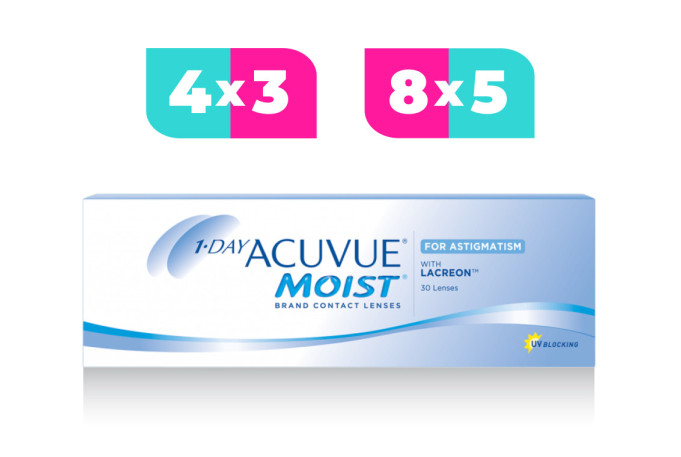 1-Day Moist Para Astigmatismo